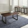 Jennings - Live Edge 3 Piece Occasional Table Set - Brown