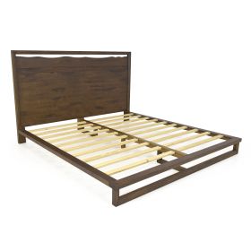 Lofton - King Platform Bed - Brown