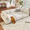 U-style 163''Modular Sectional Sofa,with Ottoman L Shaped Corner Sectional for Living Room,,Office, Apartment (6-Seater)