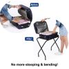 680*400*560MM Portable Metal Luggage Rack Black