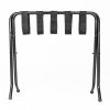 680*400*560MM Portable Metal Luggage Rack Black