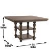 Caswell - Counter Table - Dark Gray