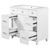 36" Bathroom Vanity Cabinet with Sink Top Combo Set,White,Single Sink,Shaker Cabinet with Soft Closing Door and Drawer