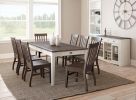 Cayla - Table - Dark Oak & White