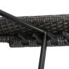 SALEM PE WICKER CHAISE LOUNGE WITH ARM