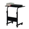 Removable P2 15MM Chipboard & Steel Side Table with Baffle Black