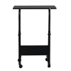 Removable P2 15MM Chipboard & Steel Side Table with Baffle Black