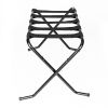 680*400*560MM Portable Metal Luggage Rack Black