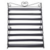 8 Tier Metal Nail Polish Display Organizer Wall Rack Holder