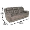 Anastasia - Recliner Sofa - Gray