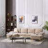 U-Shaped 4-Seat Indoor Modular Sofa Camel