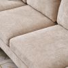 U-Shaped 4-Seat Indoor Modular Sofa Camel