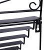 8 Tier Metal Nail Polish Display Organizer Wall Rack Holder