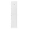 Single Drawer Double Door Storage Cabinet White