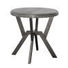 Alamo - Round End Table - Gray