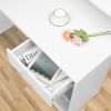 General Style Modern E1 15MM Chipboard Computer Desk White