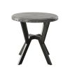 Alamo - Round End Table - Gray