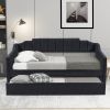 Upholstered Twin Daybed with Trundle