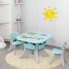 Kids Activity Table and Chair Set Play Furniture with Storage