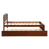 Twin size Platform Bed Wood Bed Frame with Trundle