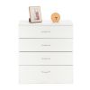 FCH Modern Simple 4-Drawer Dresser White