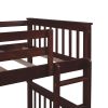 Twin-Over-Twin Bunk Bed with Ladders and Two Storage