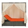 Adjustable Sun Bed With Curtain; High Comfort; With 3 Colors