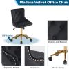 Lift wheel five-star foot backrest pull point teddy velvet  gold feet indoor leisure chair simple Nordic style