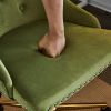 Lift wheel five-star foot backrest pull point teddy velvet  gold feet indoor leisure chair simple Nordic style