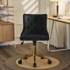 Lift wheel five-star foot backrest pull point teddy velvet  gold feet indoor leisure chair simple Nordic style