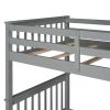 Twin-Over-Twin Bunk Bed with Ladders and Two Storage