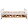 Daybed with Trundle and Drawers;  Twin Size