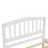 Twin size Platform Bed Wood Bed Frame with Trundle