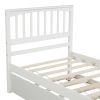 Twin size Platform Bed with Trundle