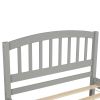 Twin size Platform Bed Wood Bed Frame with Trundle