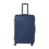 3 Piece Luggage Sets ABS Lightweight Suitcase with Two Hooks;  Spinner Wheels;  TSA Lock;  (20/24/28)