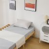 Basic bed frame solid wood color Full 197.2*136*30.5cm wooden bed