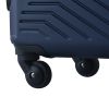 3 Piece Luggage Sets ABS Lightweight Suitcase with Two Hooks;  Spinner Wheels;  TSA Lock;  (20/24/28)