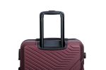 3 Piece Luggage Sets ABS Lightweight Suitcase with Two Hooks;  Spinner Wheels;  TSA Lock;  (20/24/28)