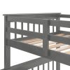 Stairway Twin-Over-Full Bunk Bed with Drawer;  Storage and Guard Rail for Bedroom;  Dorm;  for Adults