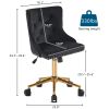 Lift wheel five-star foot backrest pull point teddy velvet  gold feet indoor leisure chair simple Nordic style