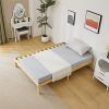 Basic bed frame solid wood color Full 197.2*136*30.5cm wooden bed