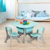 Kids Activity Table and Chair Set Play Furniture with Storage