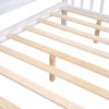 Wooden Full Size House Bed with 2 Drawers,Kids Bed with Storage Shelf