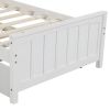 Twin size Platform Bed with Trundle