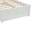 Twin size Platform Bed Wood Bed Frame with Trundle