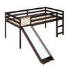 Loft Bed with Slide;  Multifunctional Design;  Twin